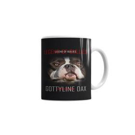 Baskı Dükkanı KB4821 Dax Vetor Pug Köpek Porselen Kupa Bardak