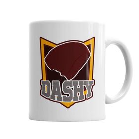Baskı Dükkanı KB4823 Dashy Red Cap Porselen Kupa Bardak