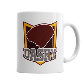 Baskı Dükkanı KB4823 Dashy Red Cap Porselen Kupa Bardak