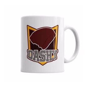 Baskı Dükkanı KB4823 Dashy Red Cap Porselen Kupa Bardak