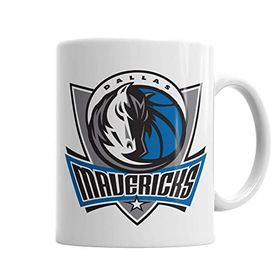 Baskı Dükkanı KB4844 Dallas Mavericks Porselen Kupa Bardak
