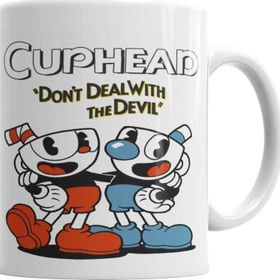 Baskı Dükkanı KB4849 Cuphead Two Porselen Kupa Bardak