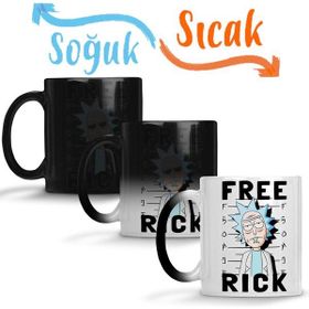 Baskı Dükkanı KB485 Free Rick Porselen Kupa Bardak