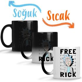 Baskı Dükkanı KB485 Free Rick Porselen Kupa Bardak