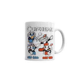 Baskı Dükkanı KB4850 Cuphead Three Porselen Kupa Bardak