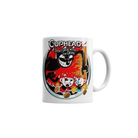 Baskı Dükkanı KB4853 Cuphead Dont Deal With The Devil Porselen Kupa Bardak