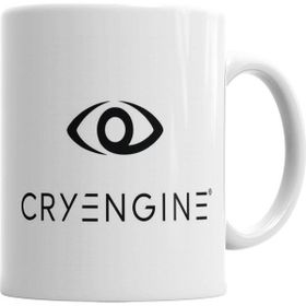 Baskı Dükkanı KB4862 Cryengine Porselen Kupa Bardak