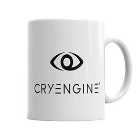 Baskı Dükkanı KB4862 Cryengine Porselen Kupa Bardak