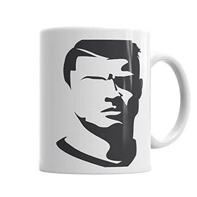 Baskı Dükkanı KB4869 Cristiano Ronaldo Unstoppable Porselen Kupa Bardak