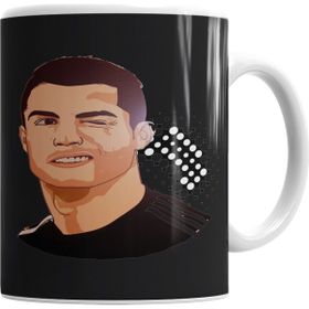 Baskı Dükkanı KB4875 Cristiano Ronaldo Porselen Kupa Bardak