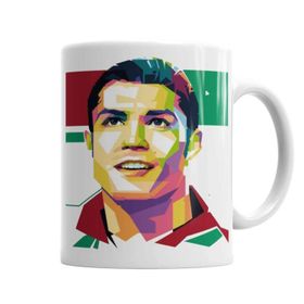 Baskı Dükkanı KB4875 Cristiano Ronaldo Porselen Kupa Bardak