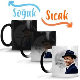 Baskı Dükkanı KB488 Frank Sinatra Porselen Kupa Bardak