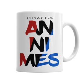 Baskı Dükkanı KB4880 Crazy For Annımes Animes Porselen Kupa Bardak