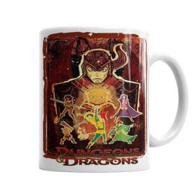 Baskı Dükkanı KB4906 Dungeons Dragons Caverna Do Dragao Porselen Kupa Bardak