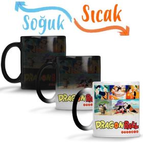 Baskı Dükkanı KB4924 Dragon Bal Anime Porselen Kupa Bardak