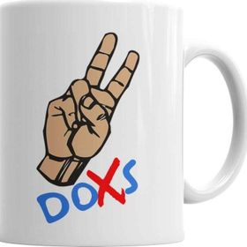Baskı Dükkanı KB4930 Doxs Porselen Kupa Bardak