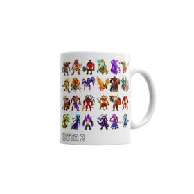 Baskı Dükkanı KB4935 Dota 8 Bits Porselen Kupa Bardak
