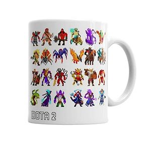 Baskı Dükkanı KB4935 Dota 8 Bits Porselen Kupa Bardak