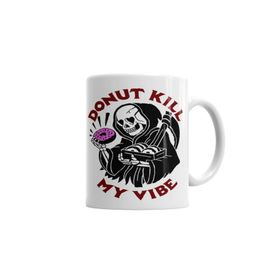 Baskı Dükkanı KB4941 Donut Kill My Vibe Porselen Kupa Bardak