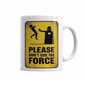 Baskı Dükkanı KB4942 Dont Use The Force Porselen Kupa Bardak