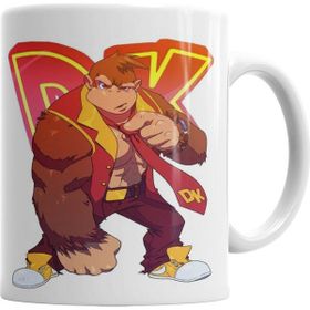 Baskı Dükkanı KB4943 Donkey Kong Maymun Porselen Kupa Bardak
