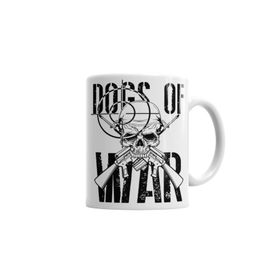 Baskı Dükkanı KB4952 Dogs Of War Porselen Kupa Bardak