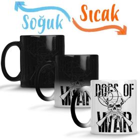 Baskı Dükkanı KB4952 Dogs Of War Porselen Kupa Bardak