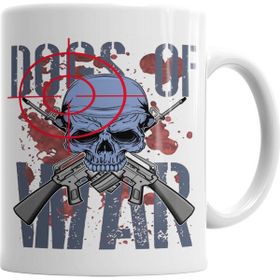 Baskı Dükkanı KB4953 Dogs Of War Porselen Kupa Bardak