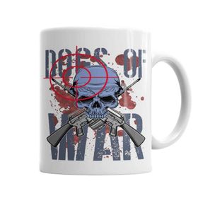 Baskı Dükkanı KB4953 Dogs Of War Porselen Kupa Bardak