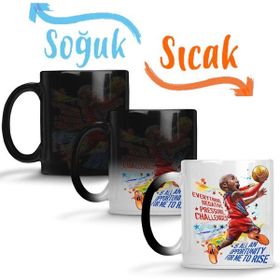 Baskı Dükkanı KB496 For Me To Rise Kobe Bryant Porselen Kupa Bardak