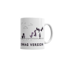 Baskı Dükkanı KB4971 Dino Swag Version Porselen Kupa Bardak