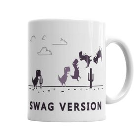 Baskı Dükkanı KB4971 Dino Swag Version Porselen Kupa Bardak