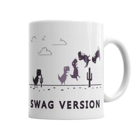 Baskı Dükkanı KB4971 Dino Swag Version Porselen Kupa Bardak