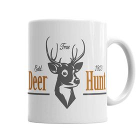 Baskı Dükkanı KB4997 Deer Hunt Porselen Kupa Bardak
