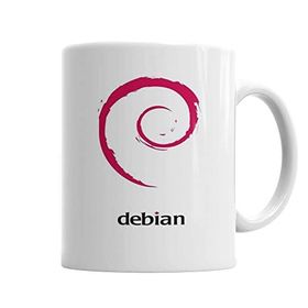 Baskı Dükkanı KB5000 Debian Porselen Kupa Bardak