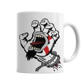 Baskı Dükkanı KB5003 Hand Of War Porselen Kupa Bardak