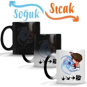 Baskı Dükkanı KB5007 Hadouken Ryu Street Fighter Porselen Kupa Bardak