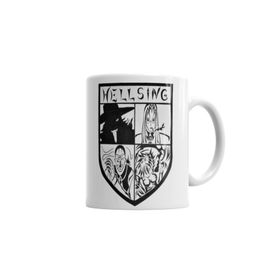 Baskı Dükkanı KB501 Hellsing Alucard One Piece Anime Naruto Death Note Kupa Bardak