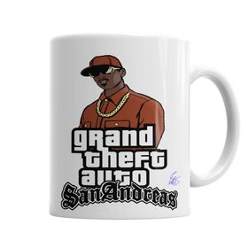 Baskı Dükkanı KB5014 Gta Sanandreas Porselen Kupa Bardak