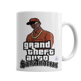 Baskı Dükkanı KB5014 Gta Sanandreas Porselen Kupa Bardak