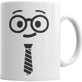 Baskı Dükkanı KB5017 Gravata Nerd Kravat Porselen Kupa Bardak