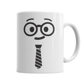 Baskı Dükkanı KB5017 Gravata Nerd Kravat Porselen Kupa Bardak