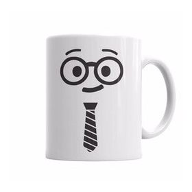 Baskı Dükkanı KB5017 Gravata Nerd Kravat Porselen Kupa Bardak
