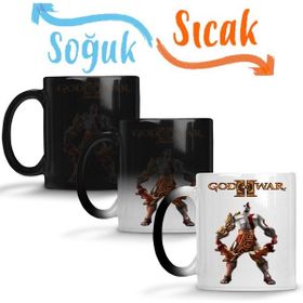 Baskı Dükkanı KB5030 God Of War Kratos Porselen Kupa Bardak