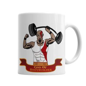Baskı Dükkanı KB5032 God Of Bodybuilder Porselen Kupa Bardak