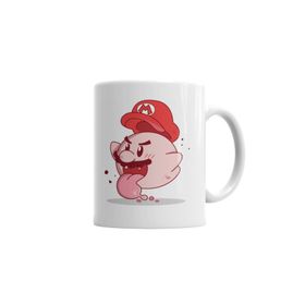 Baskı Dükkanı KB5034 Ghost Mario Porselen Kupa Bardak