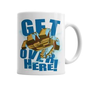 Baskı Dükkanı KB5035 Get Over Here Porselen Kupa Bardak