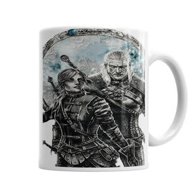 Baskı Dükkanı KB5037 Geralt E Cirilla Porselen Kupa Bardak