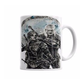 Baskı Dükkanı KB5037 Geralt E Cirilla Porselen Kupa Bardak