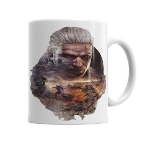 Baskı Dükkanı KB5039 Geralt De Rivia Porselen Kupa Bardak